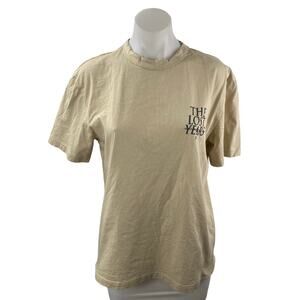 P&Co Women's Beige The Lost Years Floral Short Sleeve T Shirt Tee Top Size XS